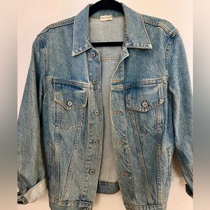 Brandy Melville Oversized Light-wash Denim Jacket